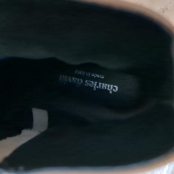 Charles David Studded Moto Ankle boots  made in Italy - Picture 5 of 6